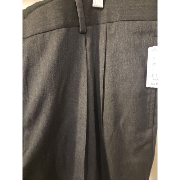 Brooks Brothers Madison Men's 44W 30L Wool blend Pleated Dress Pants gray - Picture 5 of 7